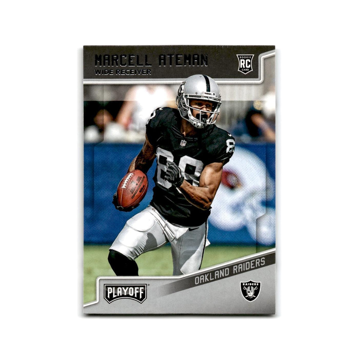 Marcell Ateman Rookie 2018 Panini Playoff #288 Oakland Raiders Football Card NM