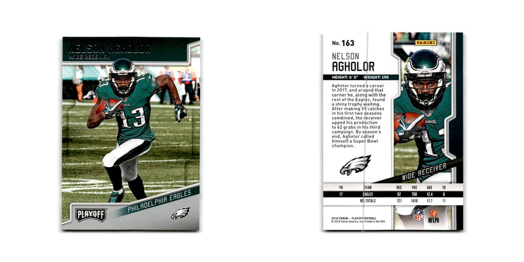 Nelson Agholor 2018 Panini Playoff #163 Philadelphia Eagles Football Card NM