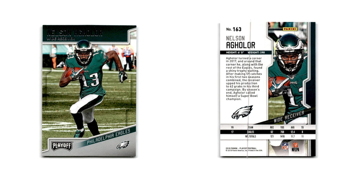 Nelson Agholor 2018 Panini Playoff #163 Philadelphia Eagles Football Card NM