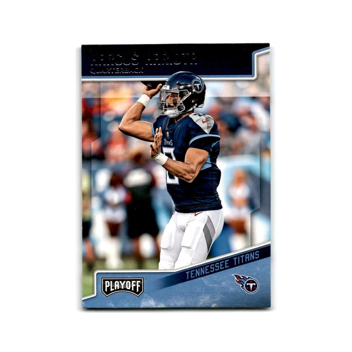 Marcus Mariota 2018 Panini Playoff #189 Tennessee Titans Football Card NM