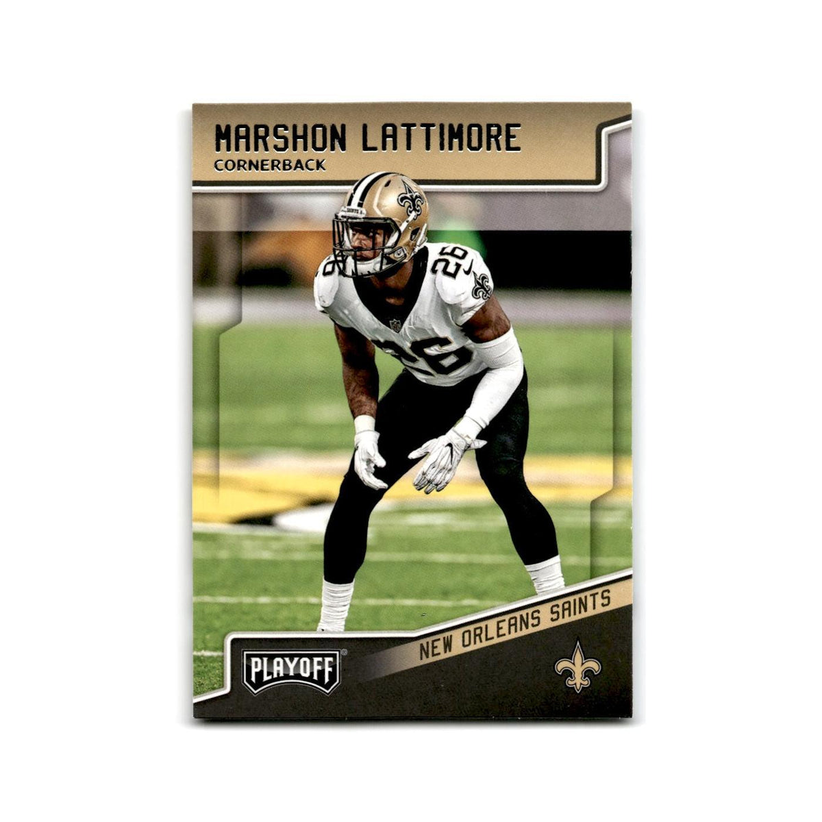 Marshon Lattimore 2018 Panini Playoff #136 New Orleans Saints Football Card NM
