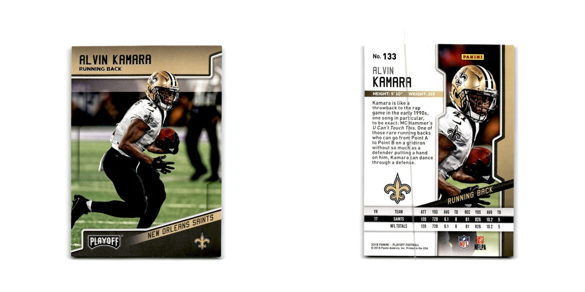 Alvin Kamara 2018 Panini Playoff #133 New Orleans Saints Football Card NM
