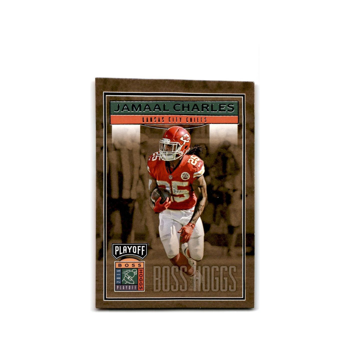 Jamaal Charles 2016 Panini Playoff Boss Hoggs #BH-JC Kansas City Chiefs NM