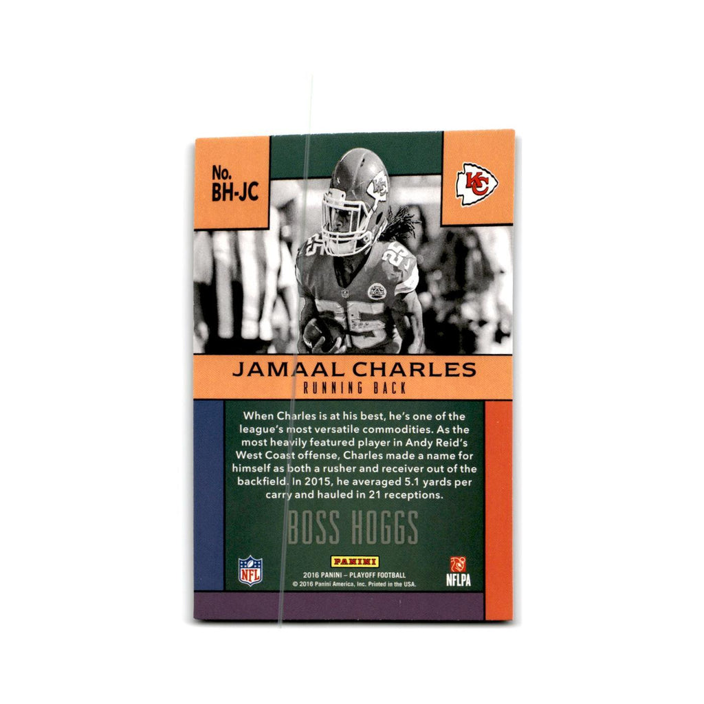 Jamaal Charles 2016 Panini Playoff Boss Hoggs #BH-JC Kansas City Chiefs NM