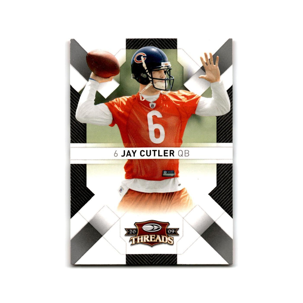 Jay Cutler 2009 Donruss Threads #30 Chicago Bears Football Card NM