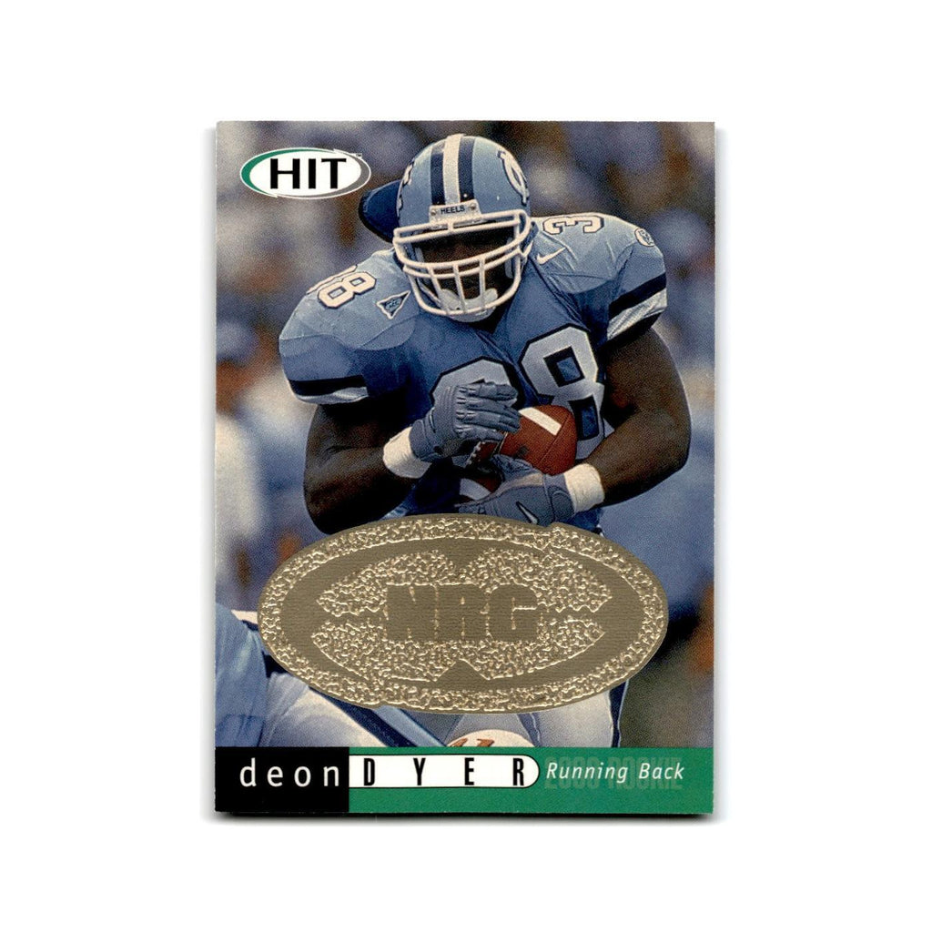 Deon Dyer 2000 SAGE HIT NRG #36 North Carolina Tar Heels Football Card NM