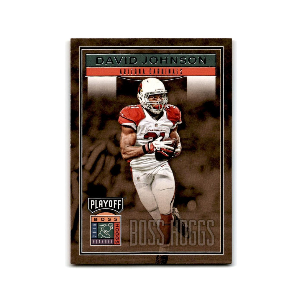 David Johnson 2016 Panini Playoff Boss Hoggs #BH-DJ Arizona Cardinals NM