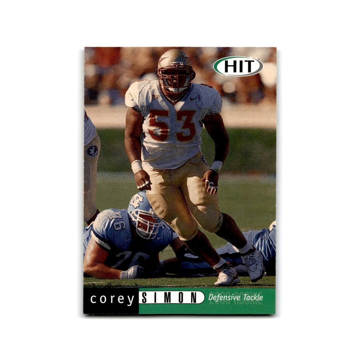 Corey Simon 2000 SAGE HIT #35 Florida State Seminoles Football Card NM