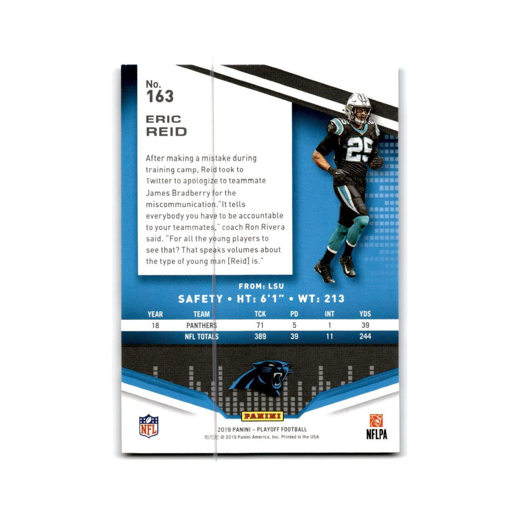 Eric Reid 2019 Panini Playoff #163 Carolina Panthers Football Card NM