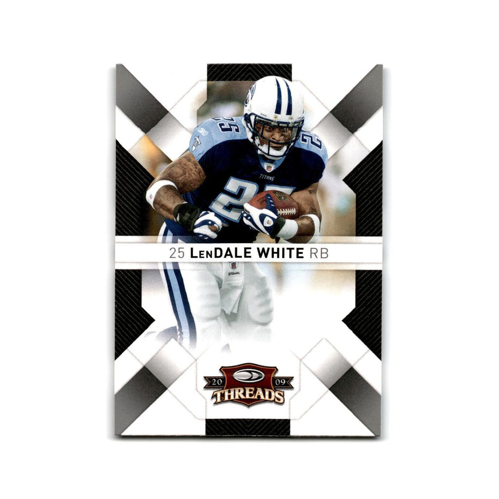 LenDale White 2009 Donruss Threads #97 Tennessee Titans Football Card NM