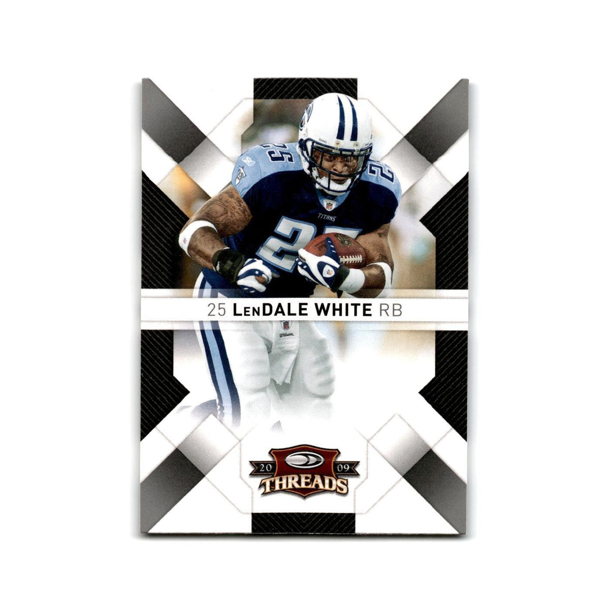 LenDale White 2009 Donruss Threads #97 Tennessee Titans Football Card NM