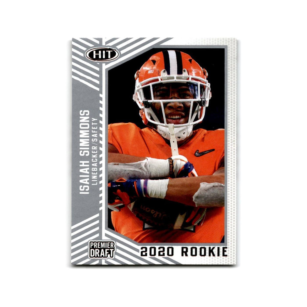 Isaiah Simmons 2020 SAGE HIT Silver #77 Clemson Tigers Football Card NM