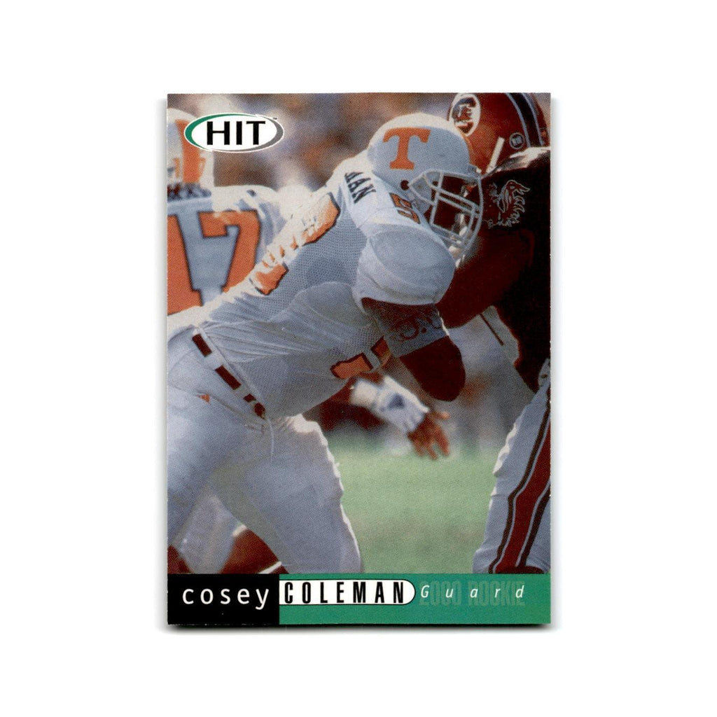 Cosey Coleman 2000 SAGE HIT #25 Tennessee Volunteers Football Card NM