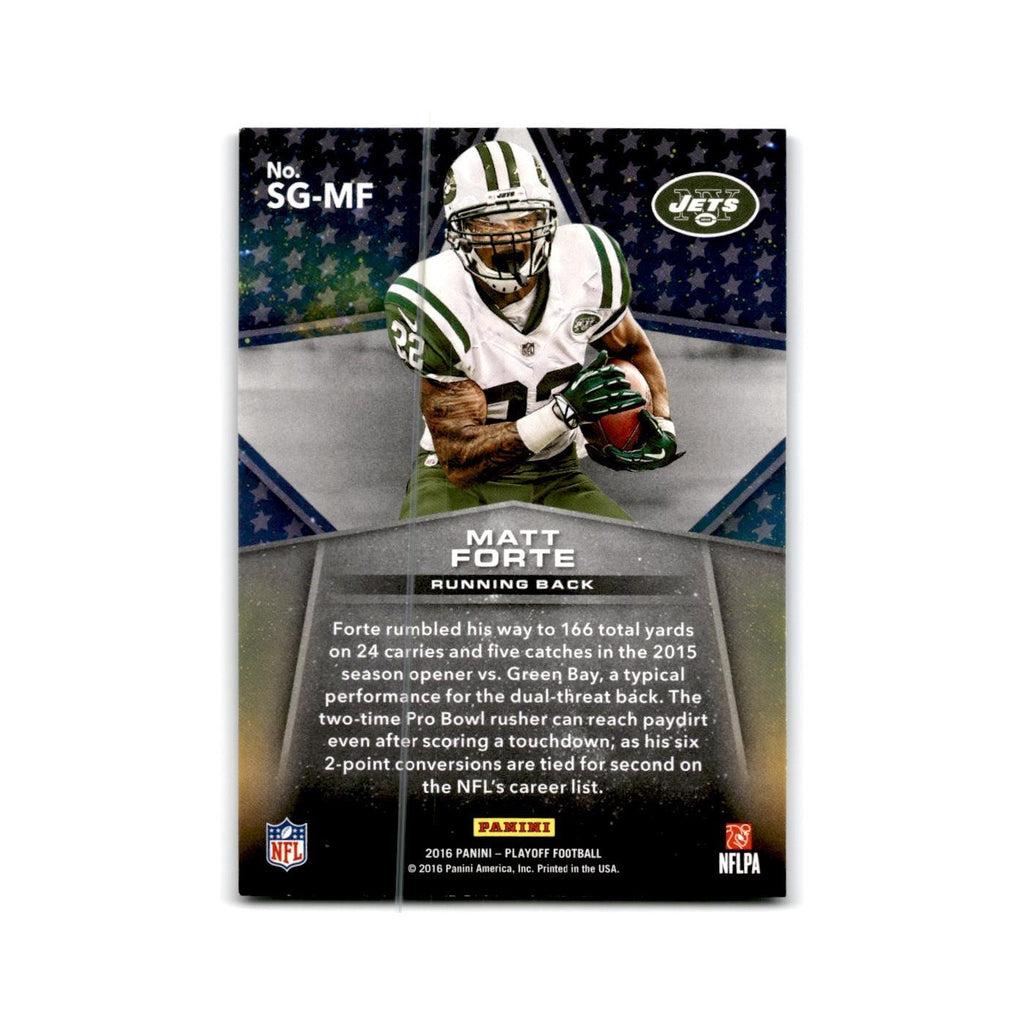 Matt Forte 2016 Panini Playoff Star Gazing #SG-MF New York Jets Football Card NM