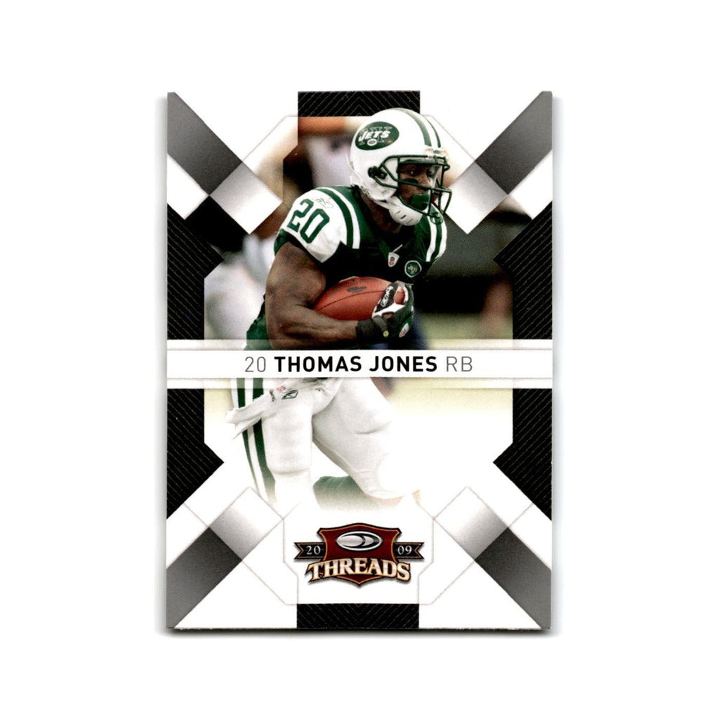 Thomas Jones 2009 Donruss Threads #68 New York Jets Football Card NM