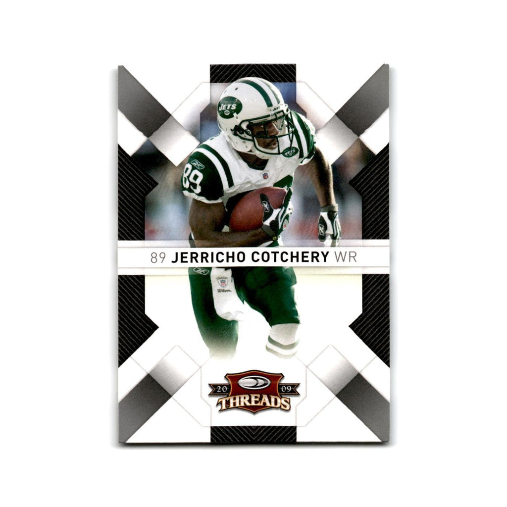 Jerricho Cotchery 2009 Donruss Threads #69 New York Jets Football Card NM