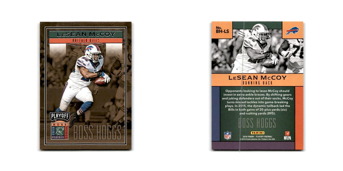 LeSean McCoy 2016 Panini Playoff Boss Hoggs #BH-LS Buffalo Bills NM