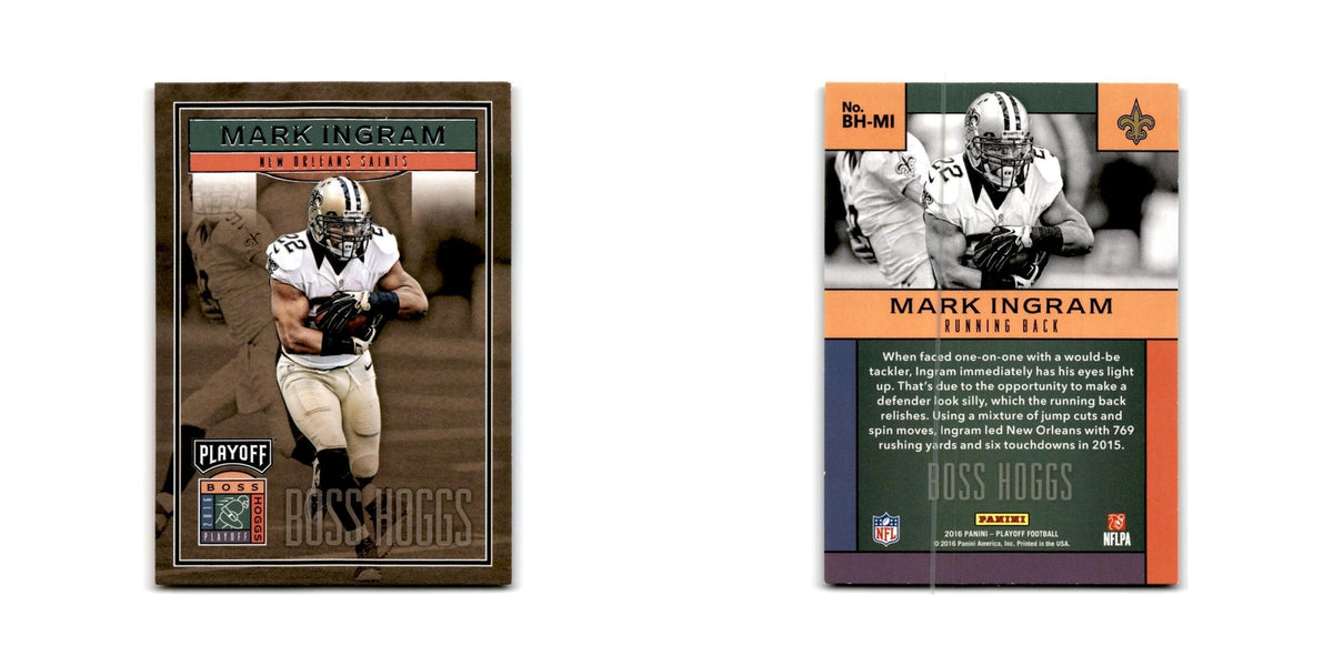 Mark Ingram 2016 Panini Playoff Boss Hoggs #BH-MI New Orleans Saints NM