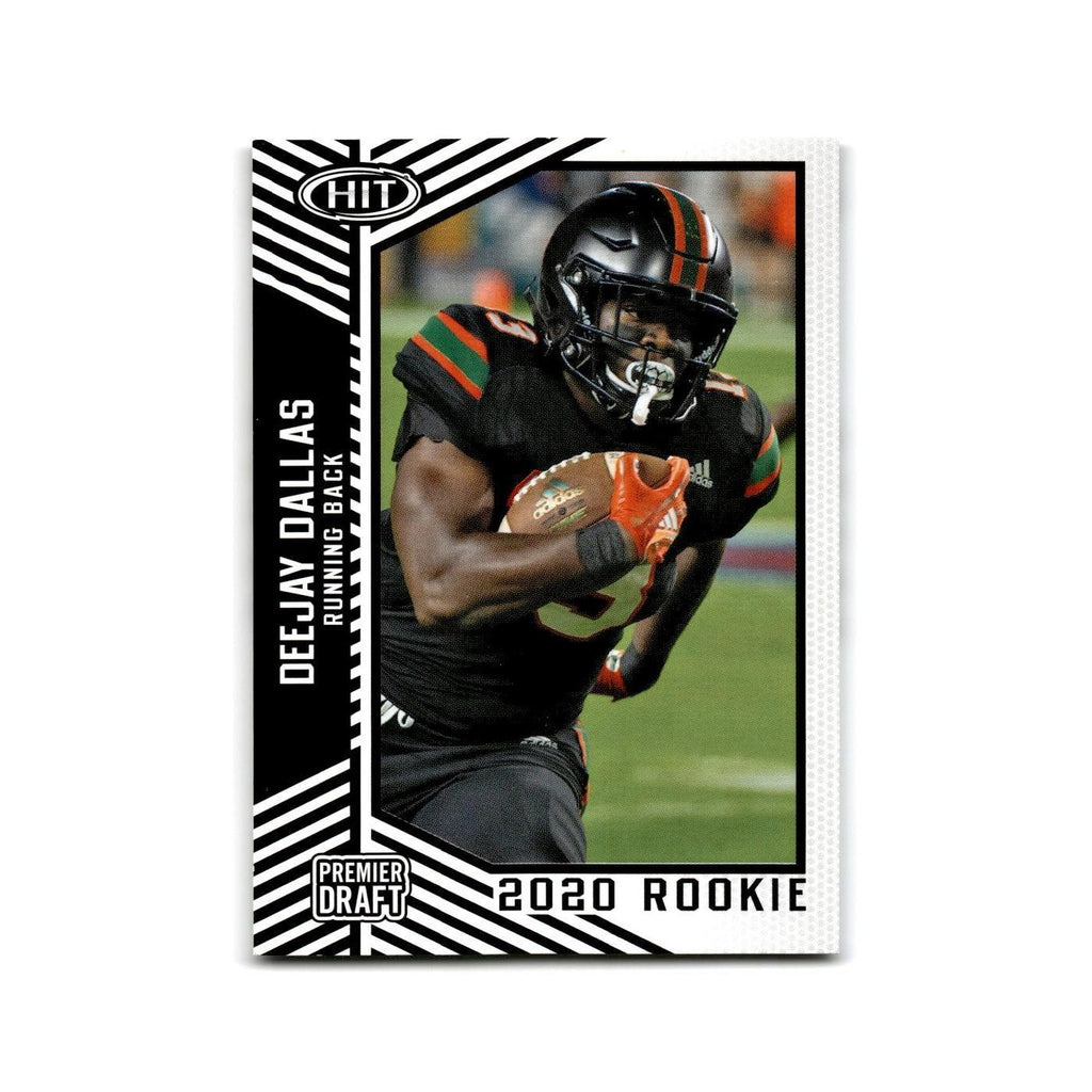 Deejay Dallas 2020 SAGE HIT #87 Miami Hurricanes Football Card NM