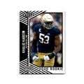 Khalid Kareem 2020 SAGE HIT #53 Notre Dame Fighting Irish Football Card NM
