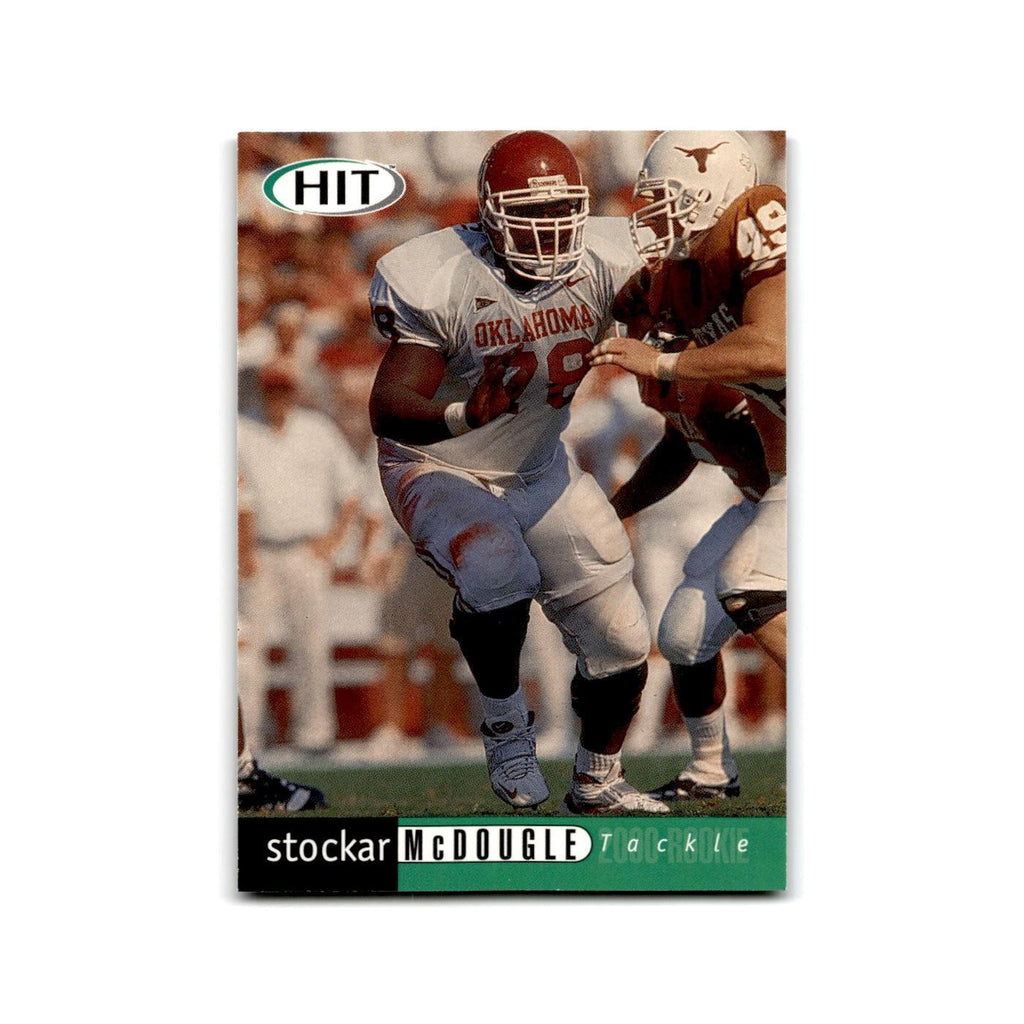 Stockar McDougle 2000 SAGE HIT #48 Oklahoma Sooners Football Card NM