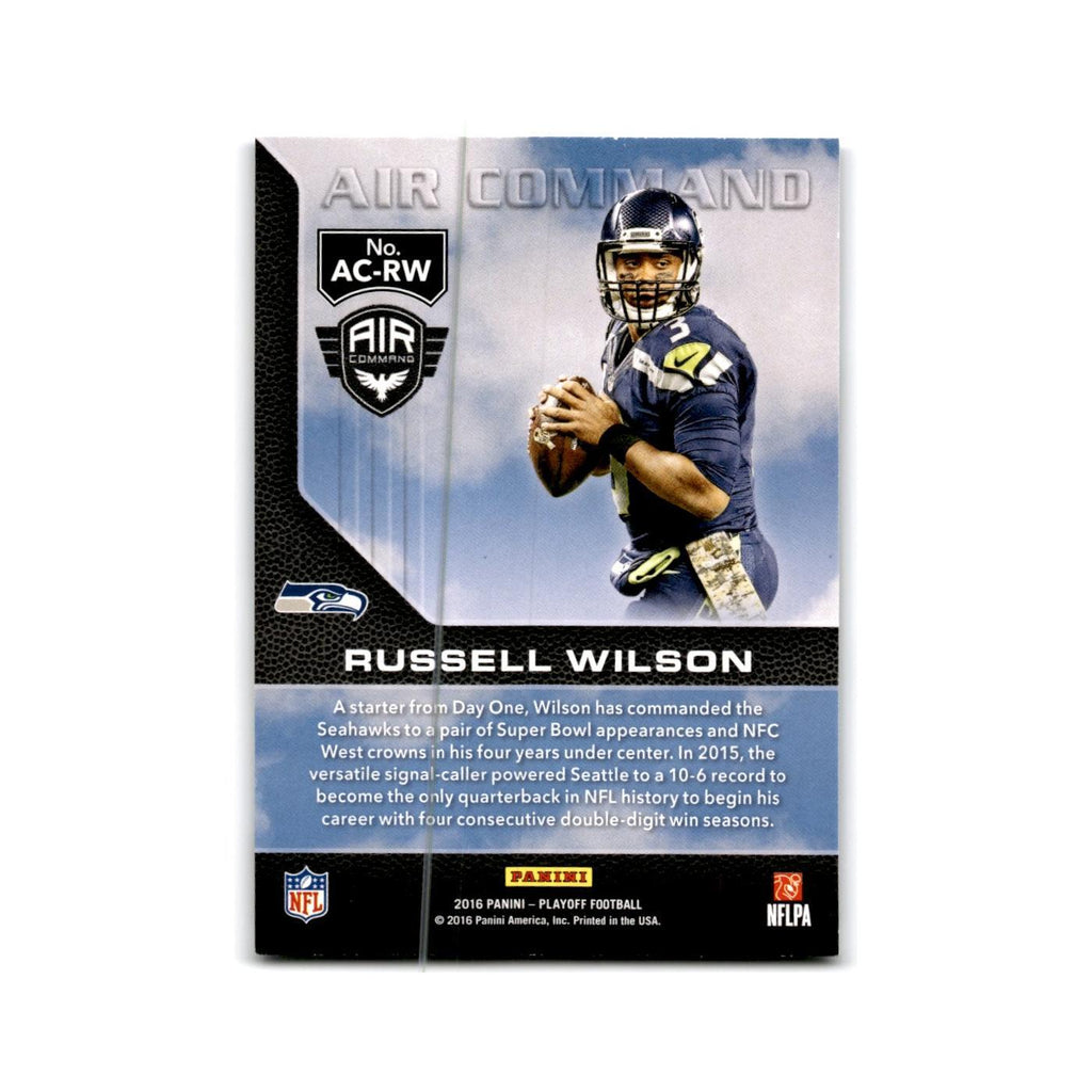 Russell Wilson 2016 Panini Playoff Air Command #AC-RW Seattle Seahawks NM