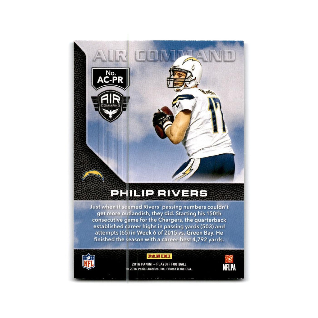Philip Rivers 2016 Panini Playoff Air Command #AC-PR San Diego Chargers NM