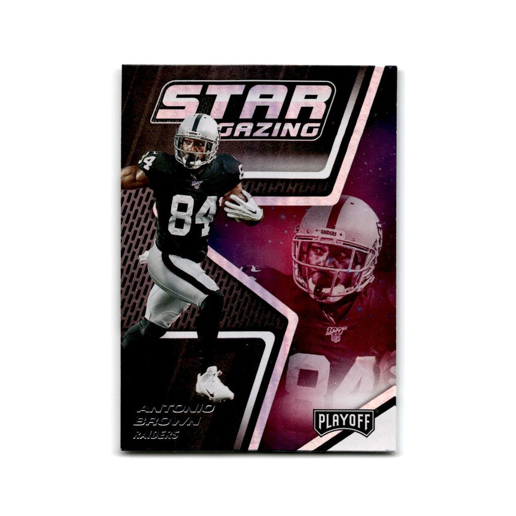Antonio Brown 2019 Panini Playoff Star Gazing #12 Oakland Raiders NM