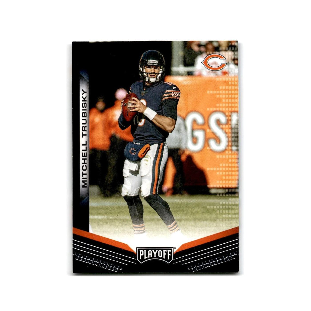 Mitchell Trubisky 2019 Panini Playoff #121 Chicago Bears Football Card NM