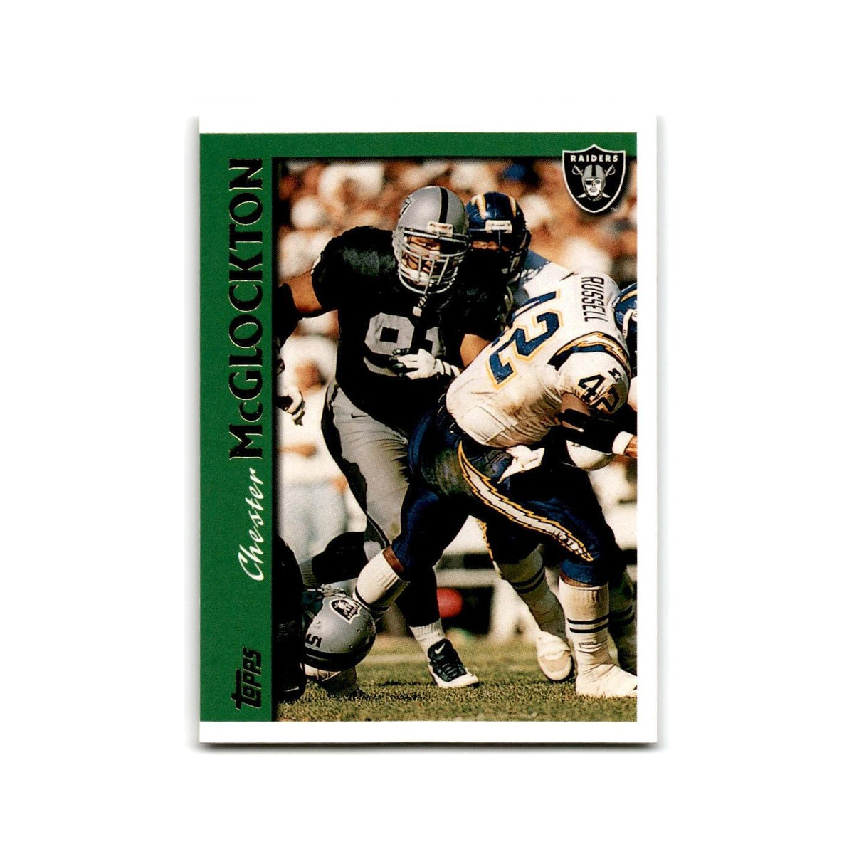 Chester McGlockton 1997 Topps #327 Oakland Raiders Football Card NM
