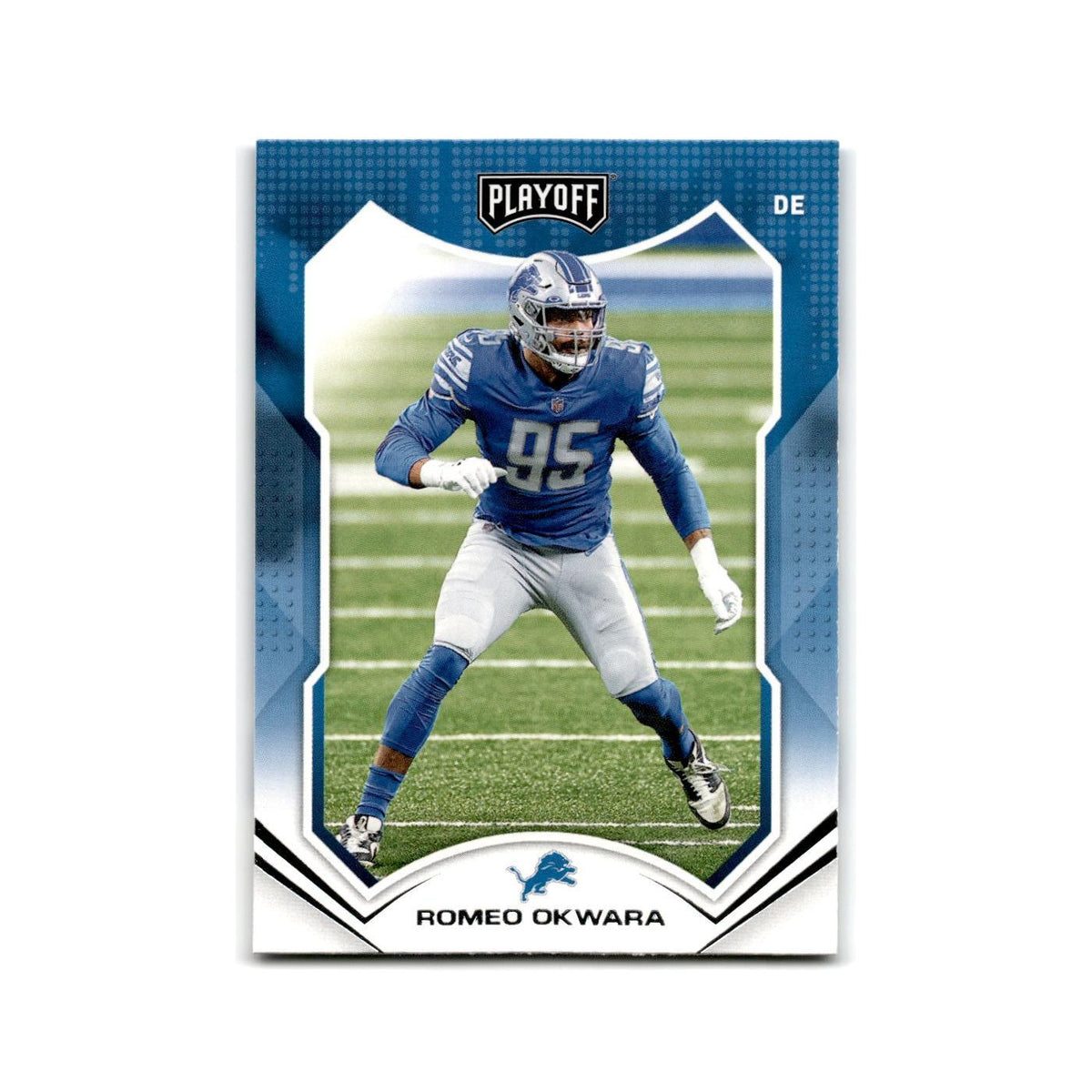 Romeo Okwara 2021 Panini Playoff #135 Detroit Lions Football Card NM
