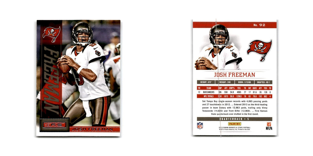 Josh Freeman 2013 Panini Rookies & Stars #92 Tampa Bay Buccaneers NM