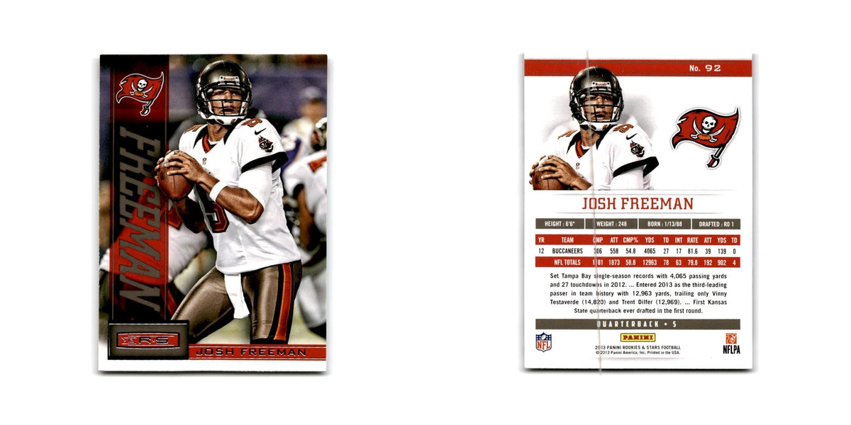 Josh Freeman 2013 Panini Rookies & Stars #92 Tampa Bay Buccaneers NM
