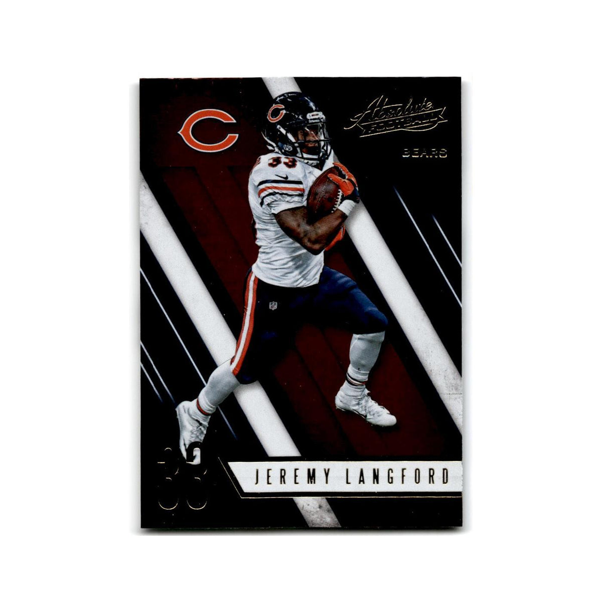 Jeremy Langford 2016 Panini Absolute #75 Chicago Bears Football Card NM