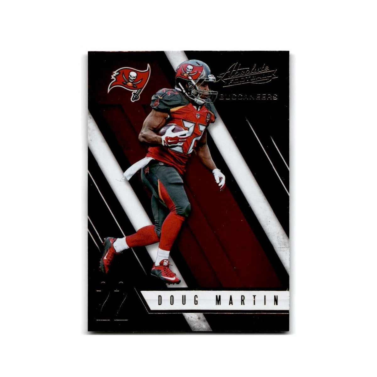 Doug Martin 2016 Panini Absolute #52 Tampa Bay Buccaneers Football Card NM