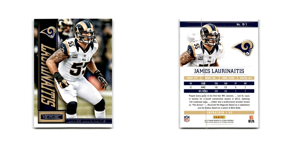 James Laurinaitis 2013 Panini Rookies & Stars #91 St. Louis Rams NM