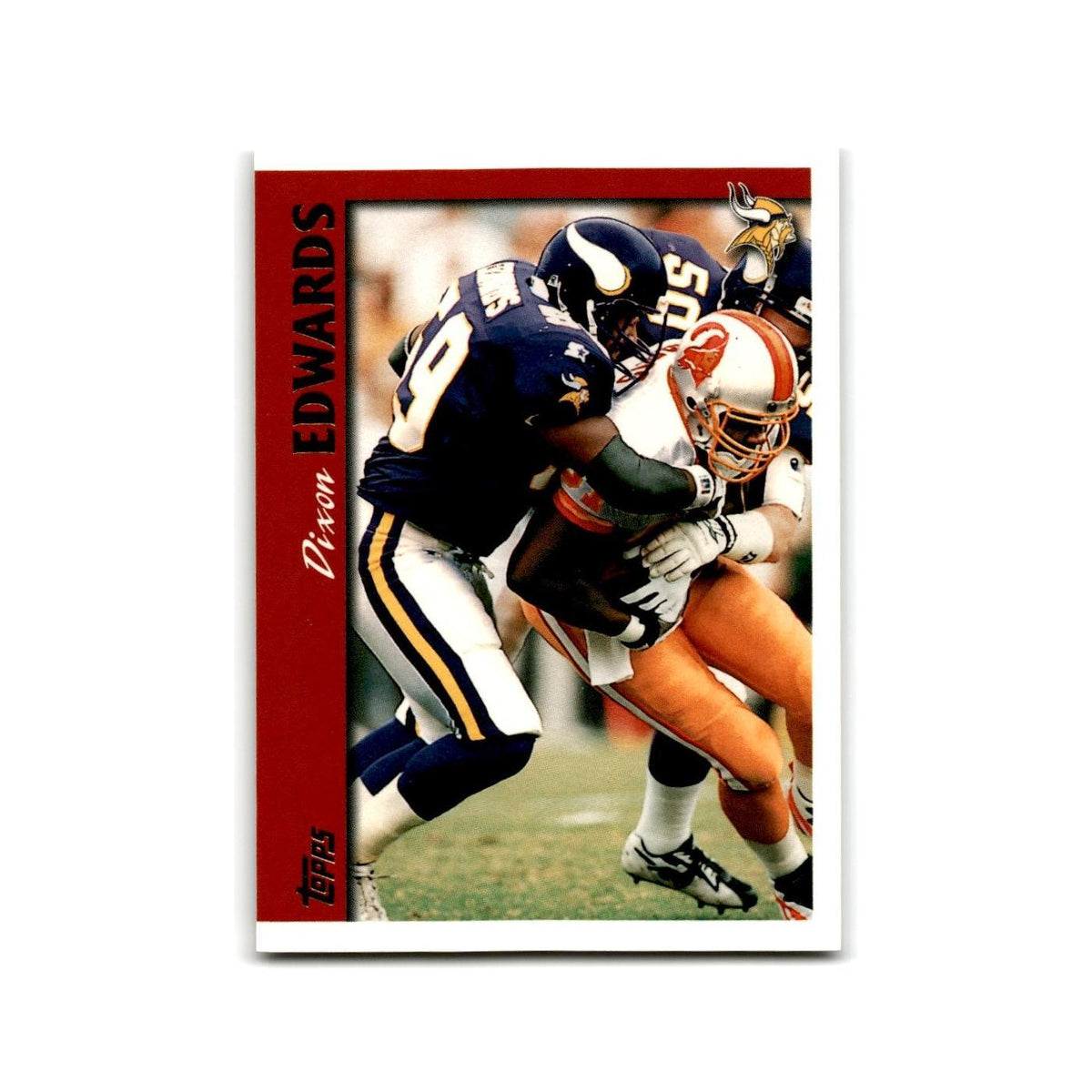 Dixon Edwards 1997 Topps #162 Minnesota Vikings Football Card NM