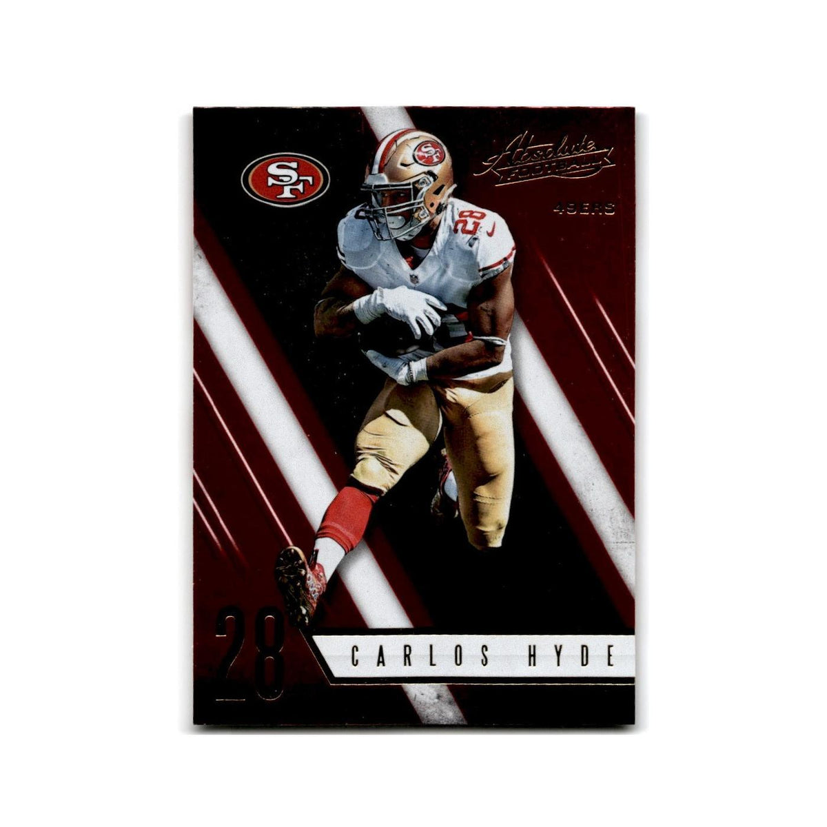 Carlos Hyde 2016 Panini Absolute #81 San Francisco 49ers Football Card NM