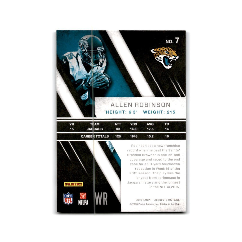 Allen Robinson 2016 Panini Absolute #7 Jacksonville Jaguars Football Card NM