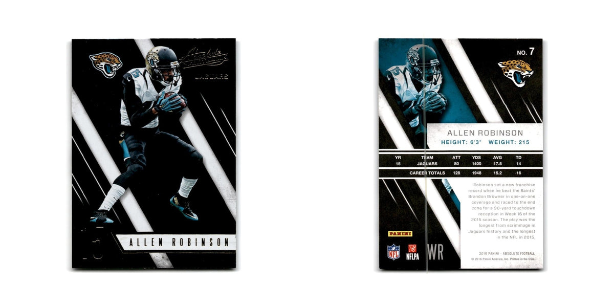 Allen Robinson 2016 Panini Absolute #7 Jacksonville Jaguars Football Card NM