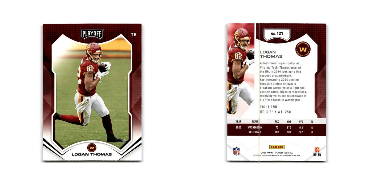 Logan Thomas 2021 Panini Playoff #121 Washington Football Team Football Card NM