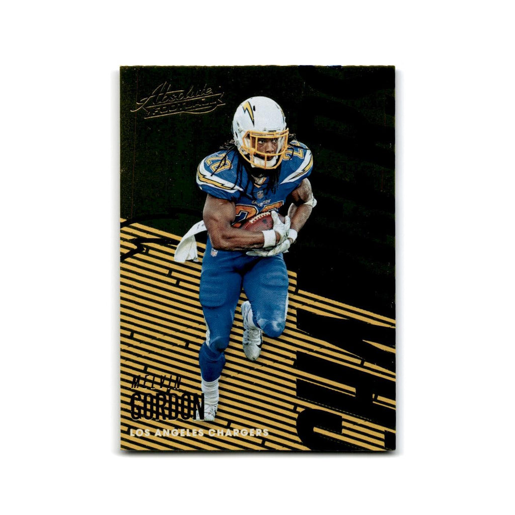 Melvin Gordon 2018 Panini Absolute #56 Los Angeles Chargers Football Card NM