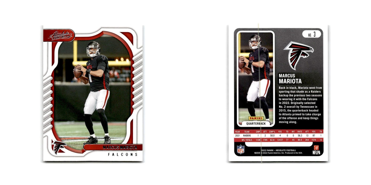 Marcus Mariota 2022 Panini Absolute #3 Atlanta Falcons Football Card NM