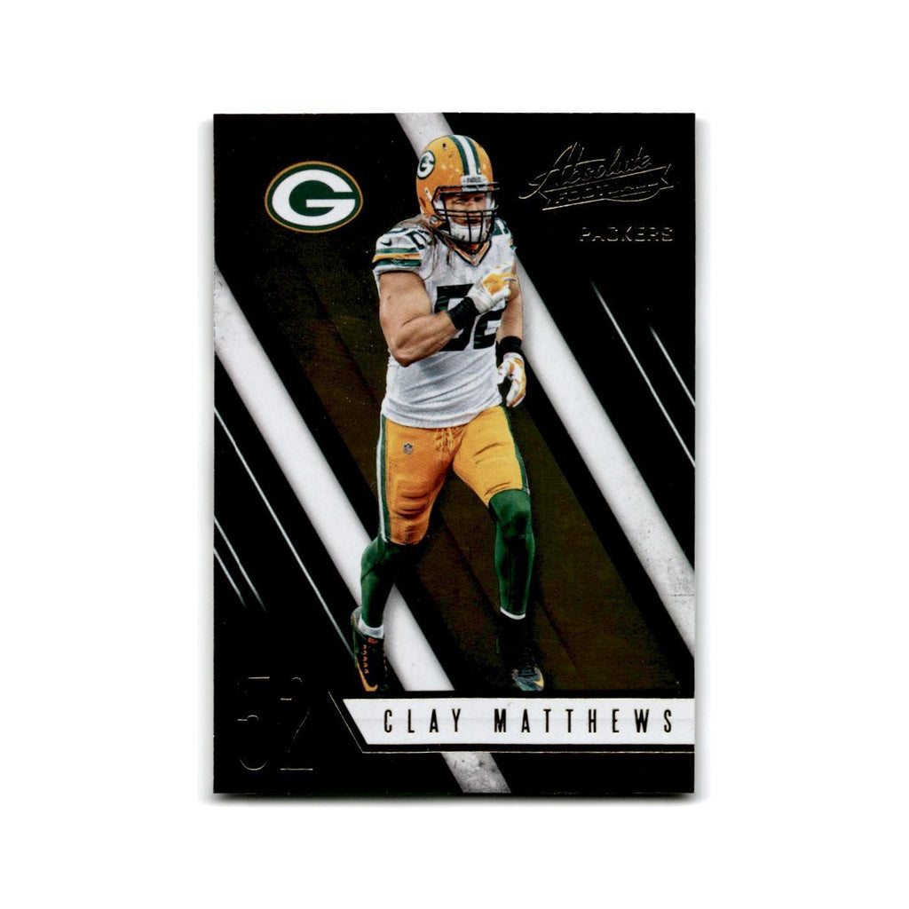 Clay Matthews 2016 Panini Absolute #70 Green Bay Packers Football Card NM