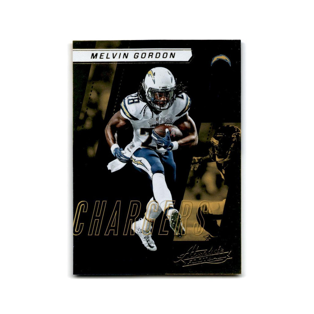 Melvin Gordon 2017 Panini Absolute #44 Los Angeles Chargers Football Card NM