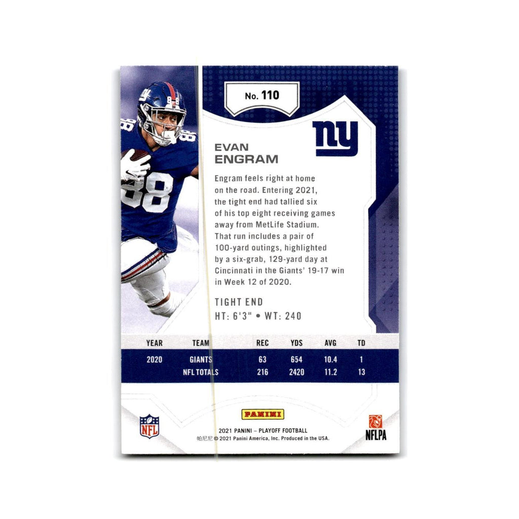 Evan Engram 2021 Panini Playoff #110 New York Giants Football Card NM