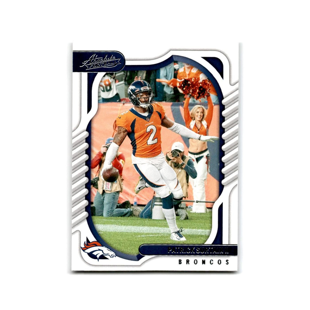 Patrick Surtain II 2022 Panini Absolute #13 Denver Broncos Football Card NM