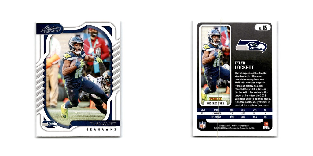 Tyler Lockett 2022 Panini Absolute #85 Seattle Seahawks Football Card NM