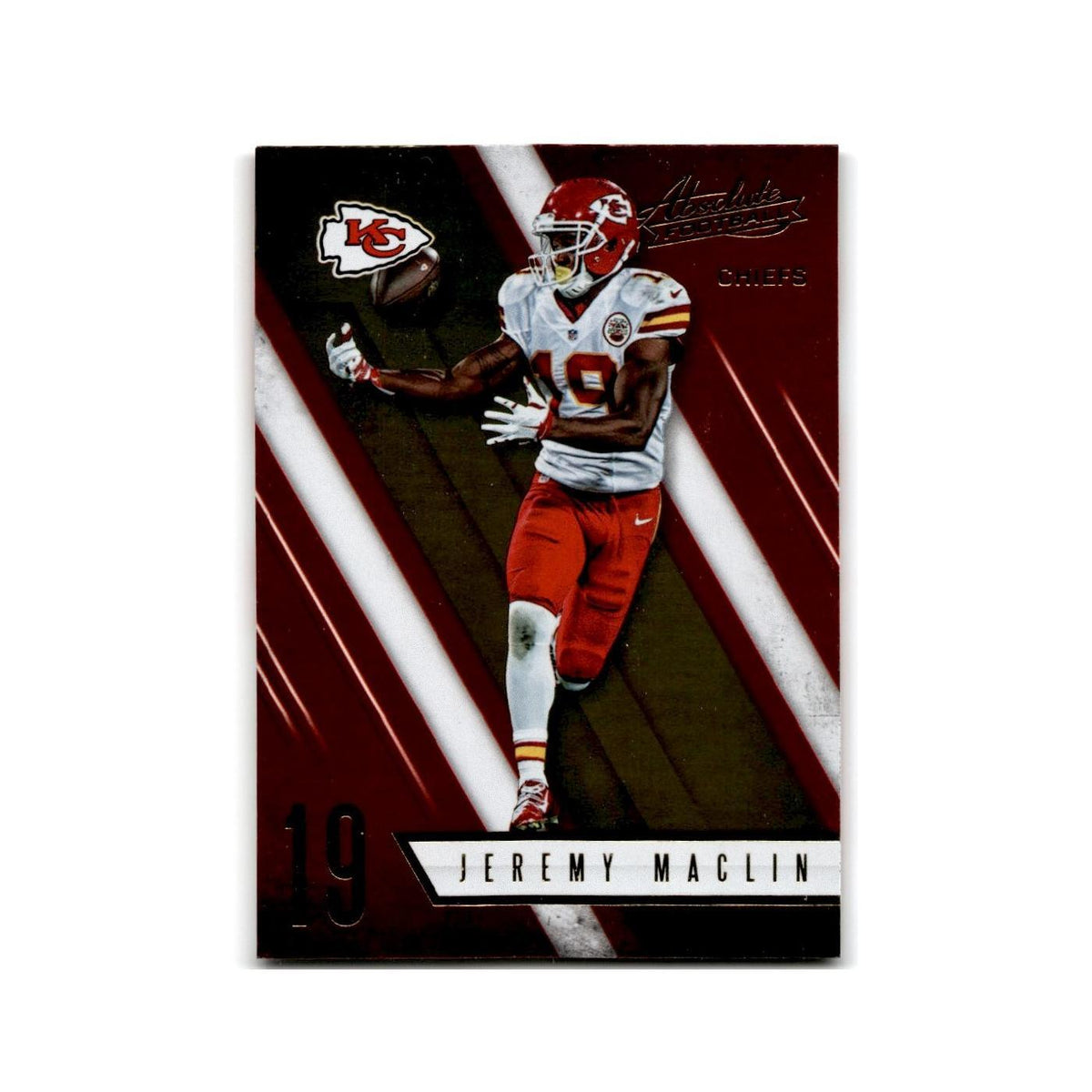 Jeremy Maclin 2016 Panini Absolute #35 Kansas City Chiefs Football Card NM