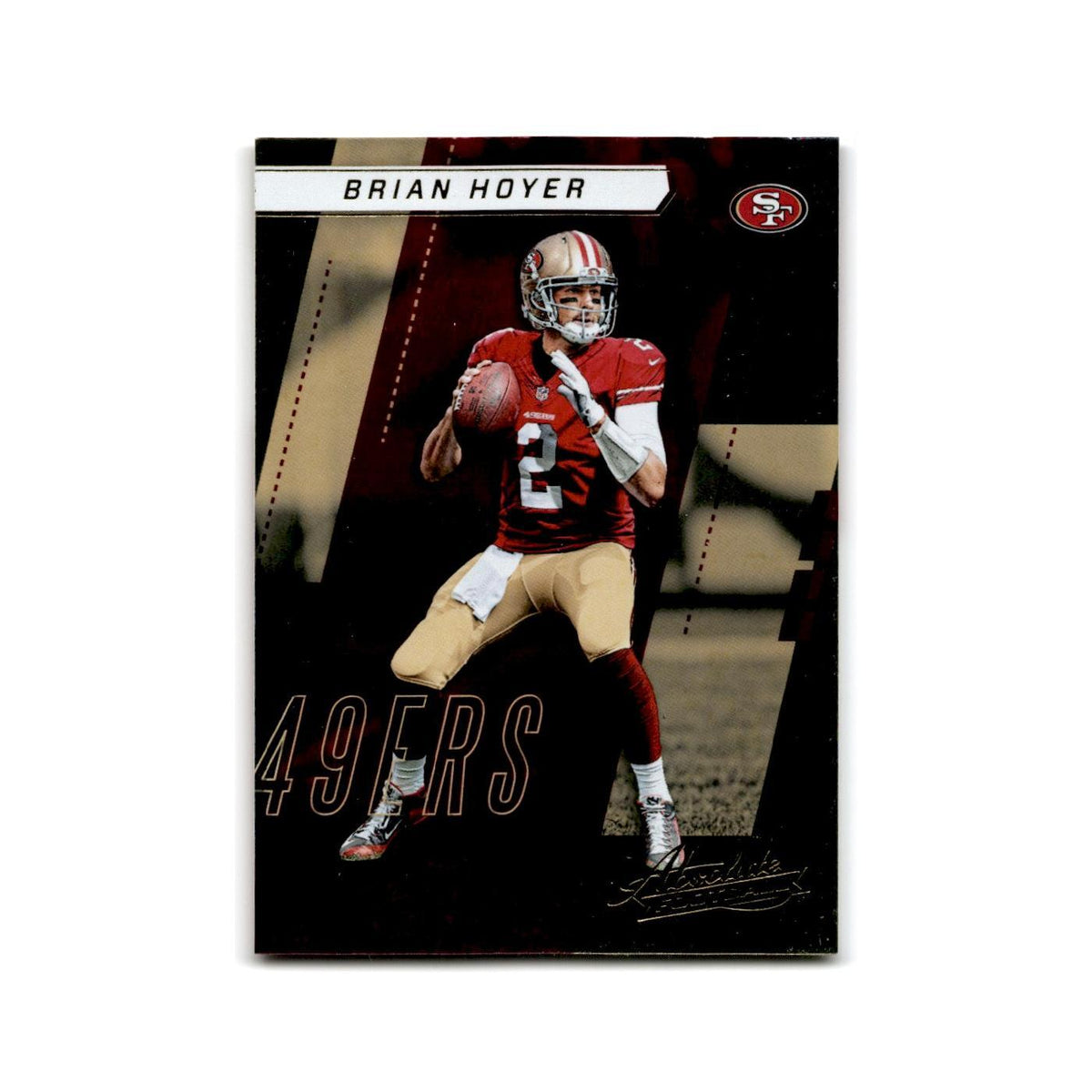 Brian Hoyer 2017 Panini Absolute #33 San Francisco 49ers Football Card NM